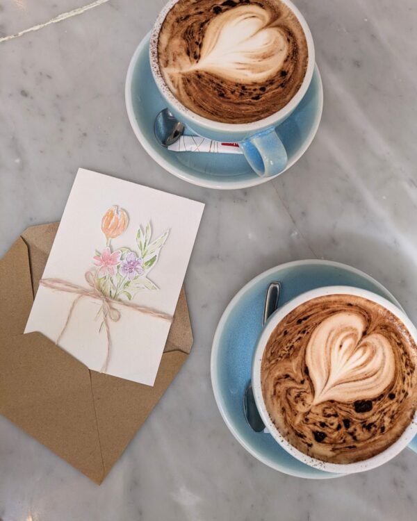 1 Aquarelle colorée et unique – En Plein Cœur Créations