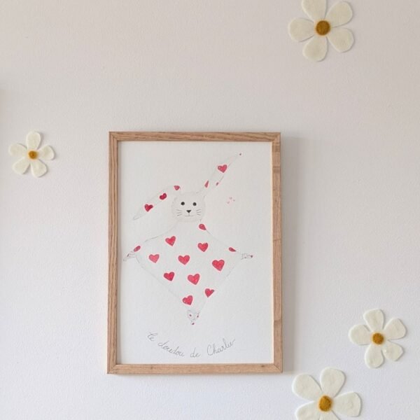 Aquarelle colorée et unique – En Plein Cœur Créations