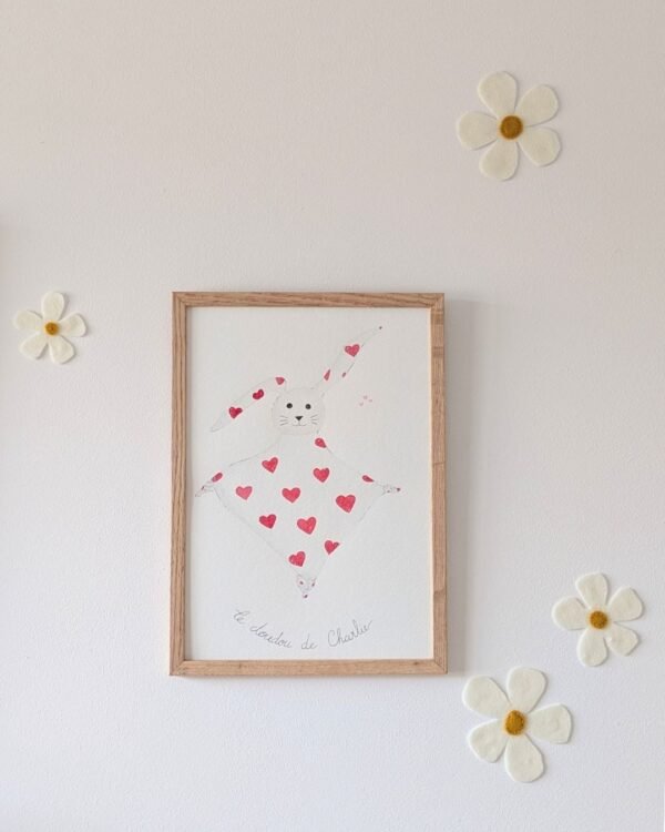 Aquarelle colorée et unique – En Plein Cœur Créations