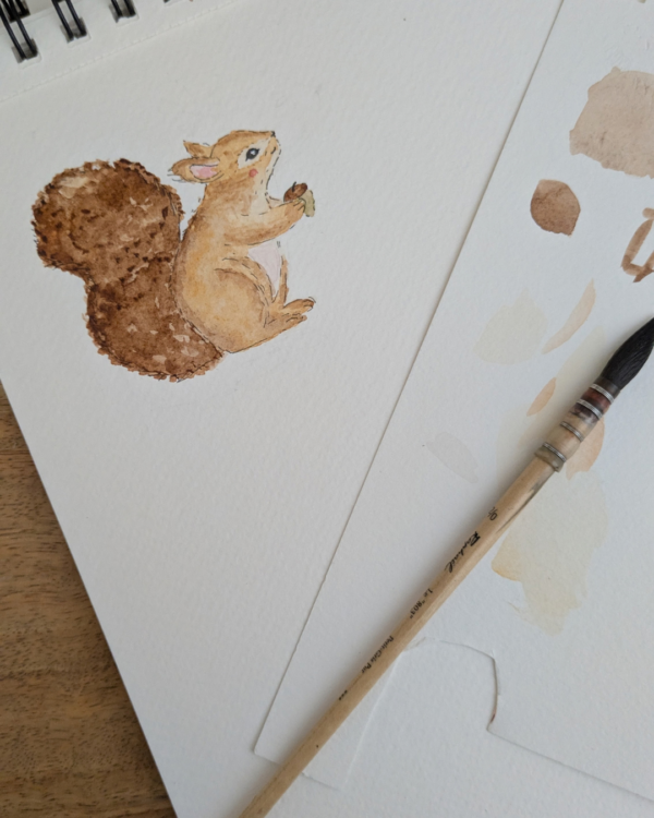 Affiche Abécédaire personnalisée - aquarelle