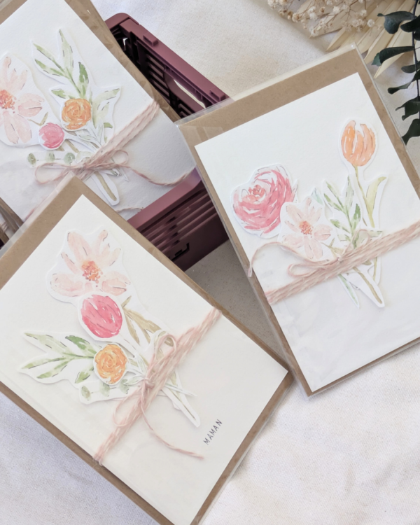 Carte bouquet - fête des mères