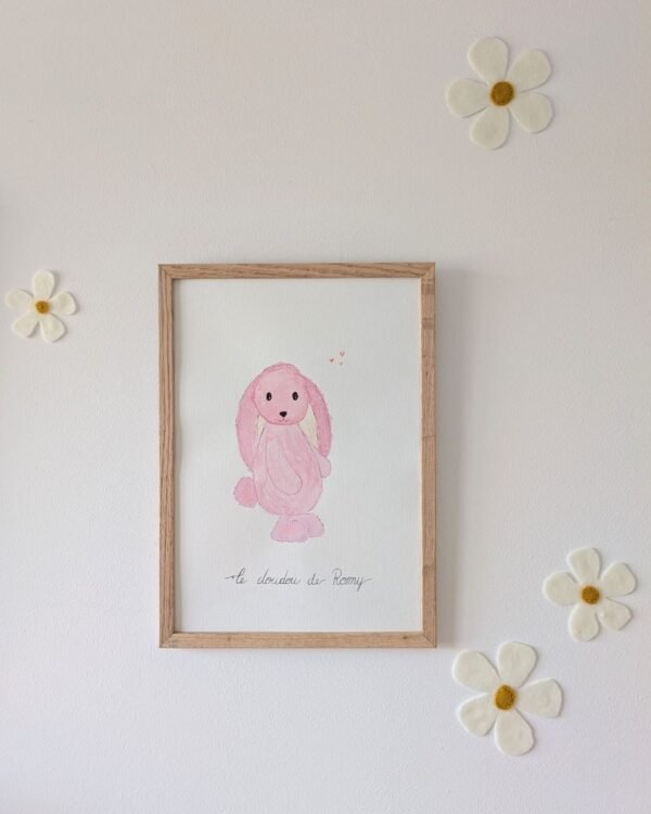 Aquarelle colorée et unique – En Plein Cœur Créations