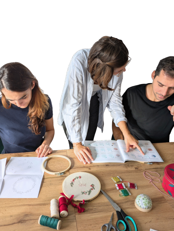 Atelier broderie - Goûter créatif à La Popote d'Ondine Nice