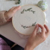 Atelier broderie - Goûter créatif à La Popote d'Ondine Nice
