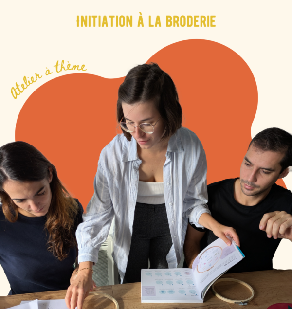 Atelier broderie - Goûter créatif à La Popote d'Ondine Nice