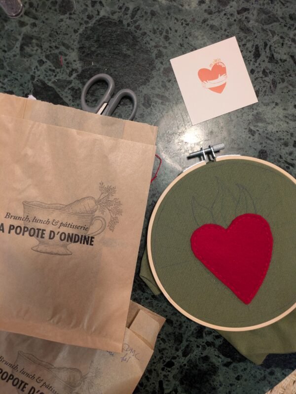 Perfectionnement à la broderie (niveau 2) - Goûter créatif à La Popote d'Ondine Nice