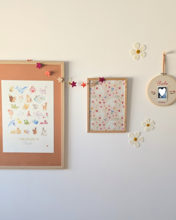 Affiches jolies colombes - aquarelle